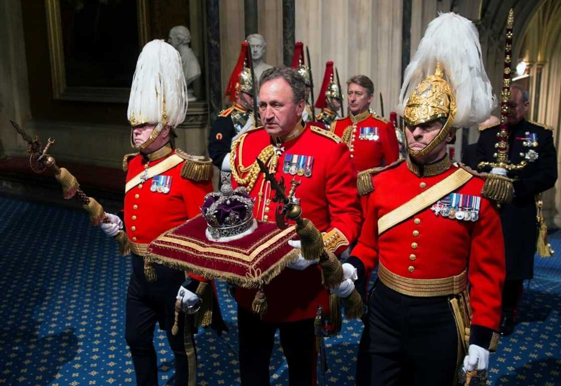 The Imperial State Crown is used at formal occasions, including the State Opening of Parliament The Imperial State Crown is used at formal occasions, including the State Opening of Parliament