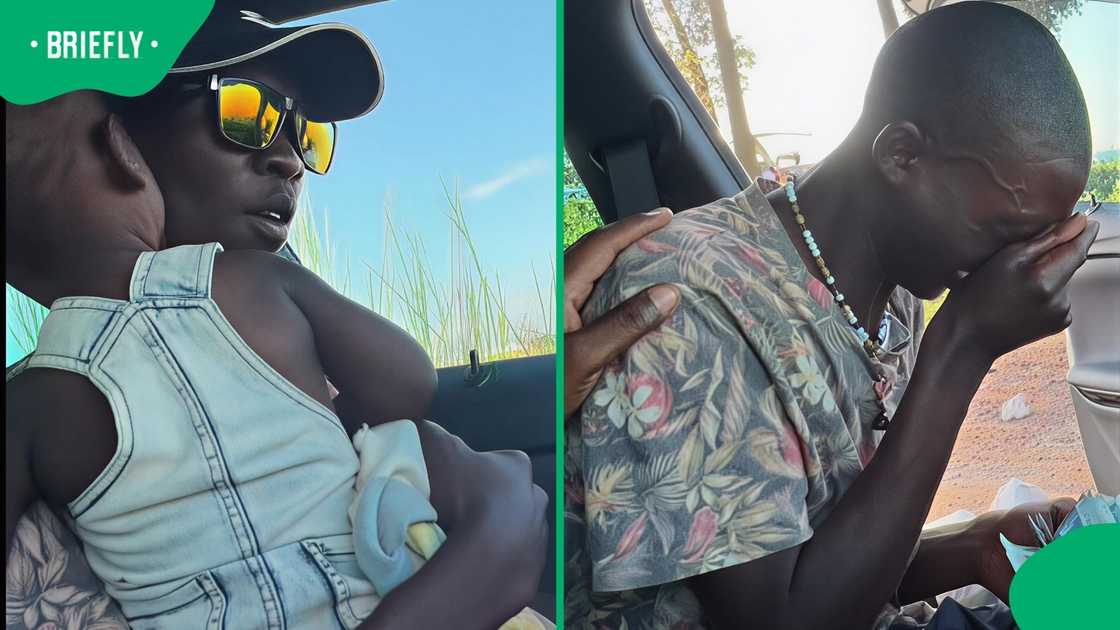 A single dad breaks down in viral TikTok video at BI Phakathi's act of kindness A single dad breaks down in viral TikTok video at BI Phakathi's act of kindness