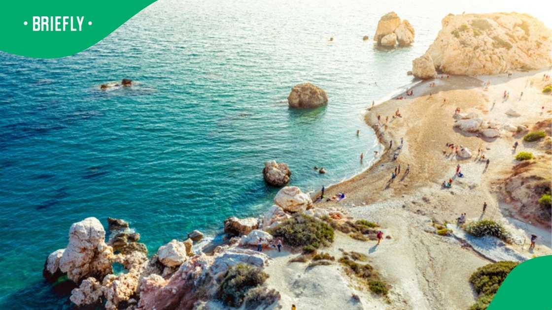 Birthplace of Aphrodite - Petra tou Romiou. Paphos District, Cyprus.