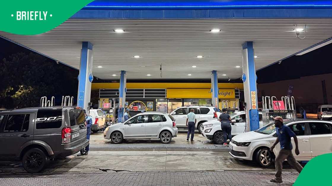 Cars refuel at a gas station on March 31, 2026 in Johannesburg, South Africa Cars refuel at a gas station on March 31, 2026 in Johannesburg, South Africa