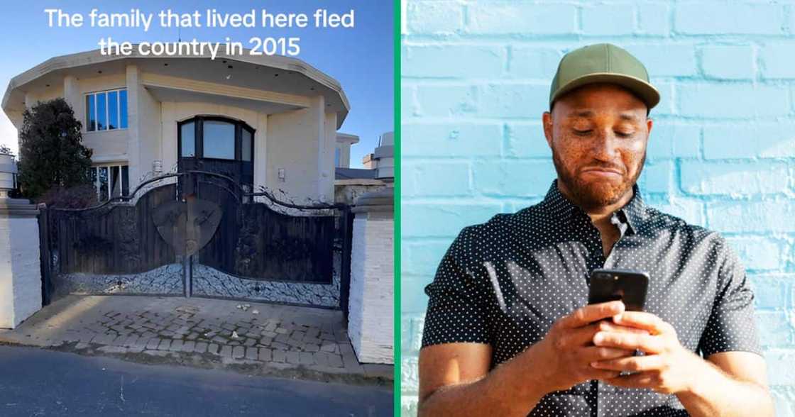 A TikTok video captured an abandoned mansion in 2015 with its furniture intact in the US A TikTok video captured an abandoned mansion in 2015 with its furniture intact in the US