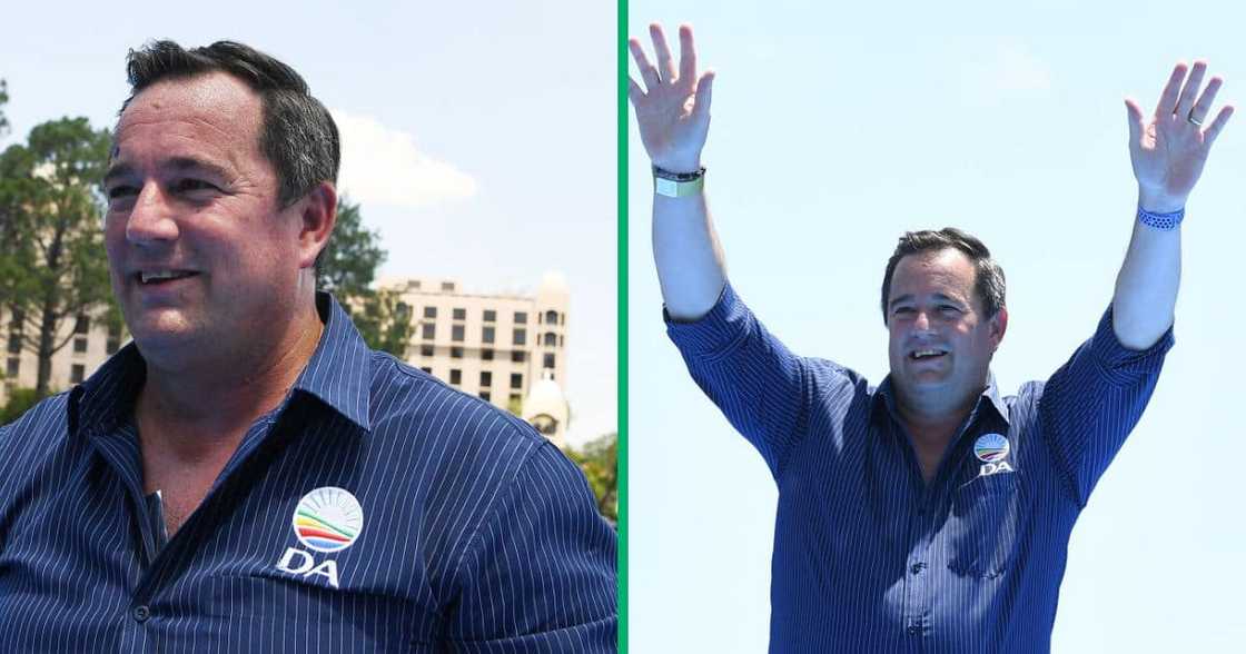 The Democratic Alliance leader, John Steenhuisen, celebrated his 48th birthday