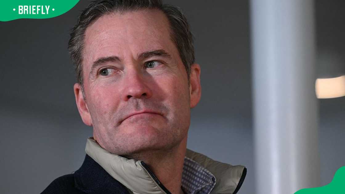 Mike Waltz at the U.S. Military Pituffik Space Base in 2025 Mike Waltz at the U.S. Military Pituffik Space Base in 2025