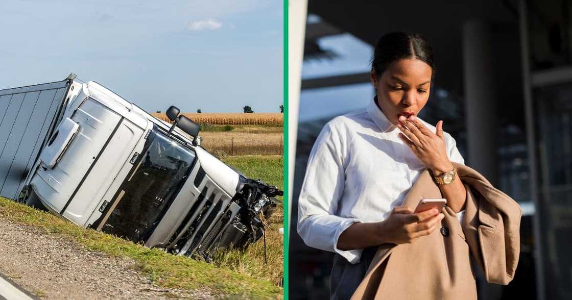 The Western Cape is experiencing severe weather patterns, and vehicles overturned because of the gale-force winds The Western Cape is experiencing severe weather patterns, and vehicles overturned because of the gale-force winds