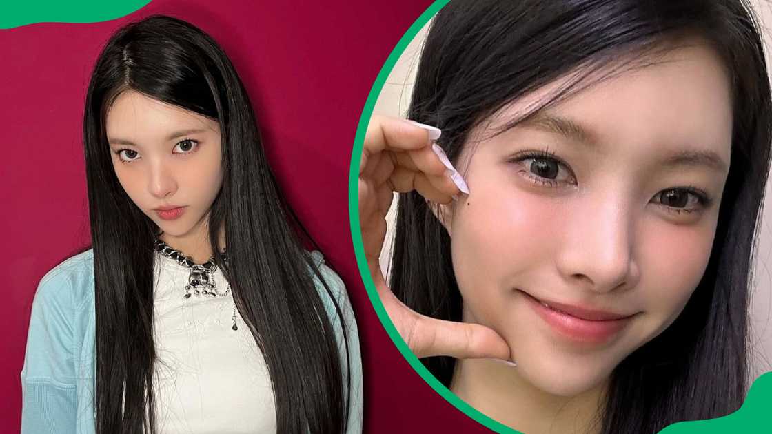 Yunah from ILLIT K-pop group Yunah from ILLIT K-pop group