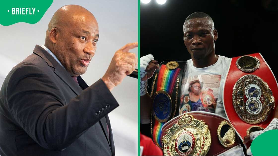 Gayton McKenzie and Zolani Tete Gayton McKenzie and Zolani Tete