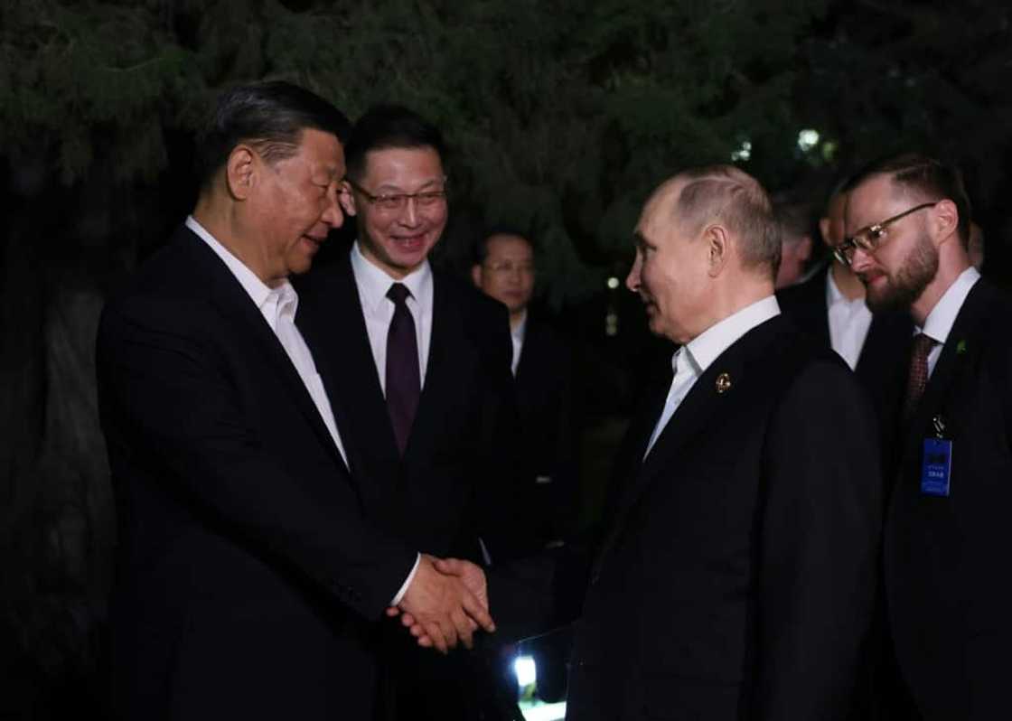 Xi and Putin held an intimate meeting Thursday afternoon at the palatial Zhongnanhai leadership compound