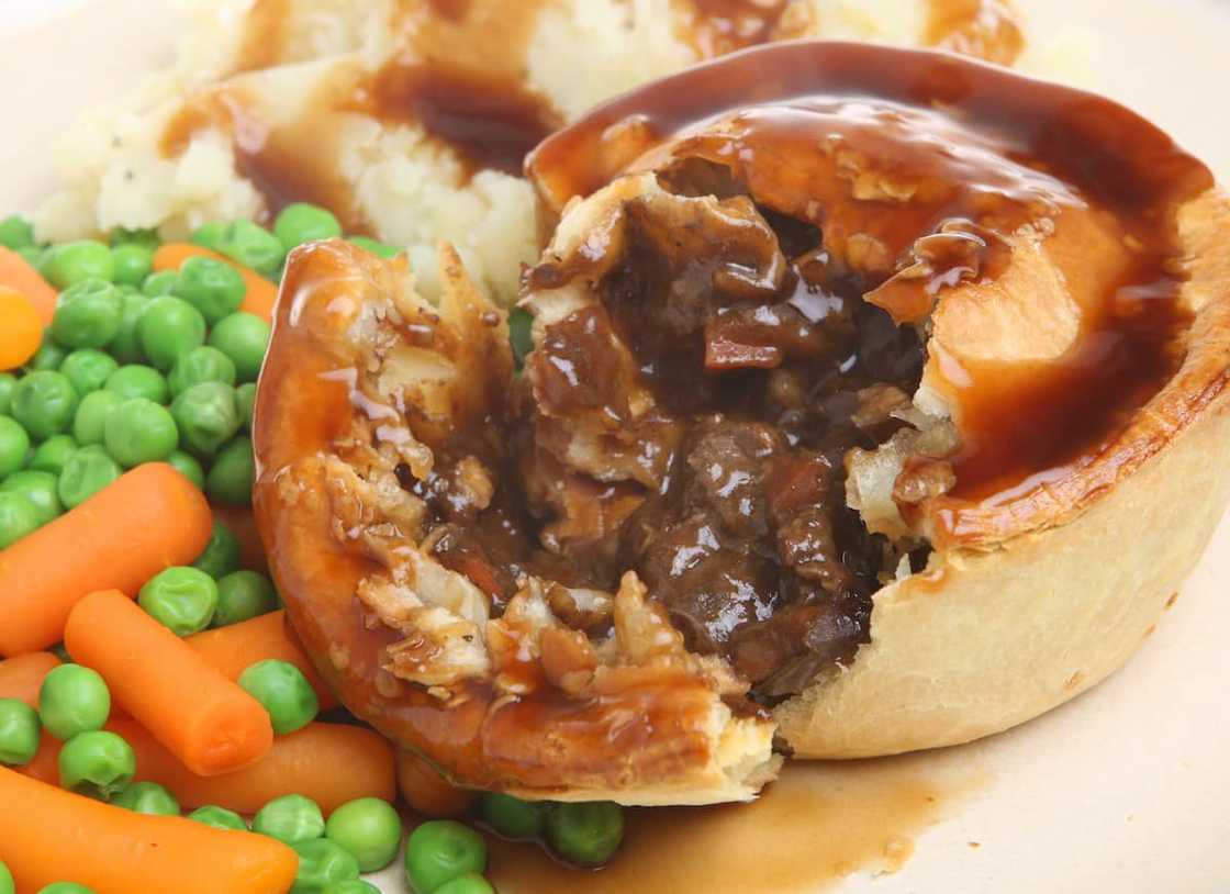 Steak pie serving suggestions