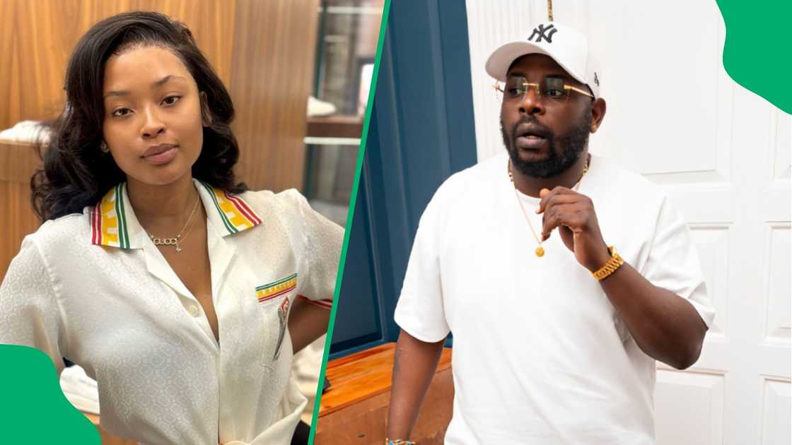 Cyan Boujee and DJ Maphorisa hung out. Cyan Boujee and DJ Maphorisa hung out.