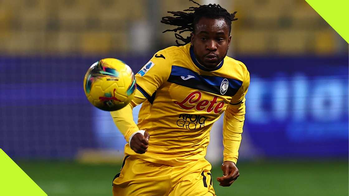 Ademola Lookman during Atalanta's Serie A clash against Parma Ademola Lookman during Atalanta's Serie A clash against Parma