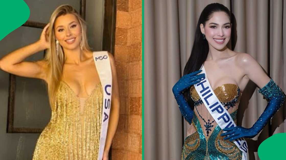 Miss Cosmo 2025's top two were Miss Cosmo USA and Miss Cosmo Phillipines