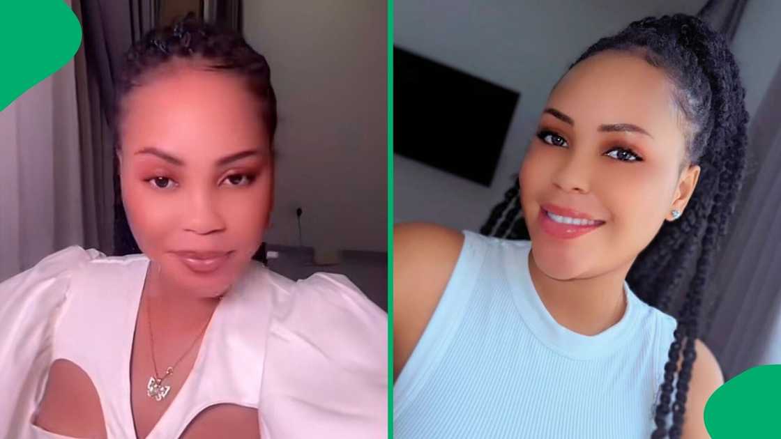 A TikTok video shows a woman unveiling her domestic worker's cleaning surprise.