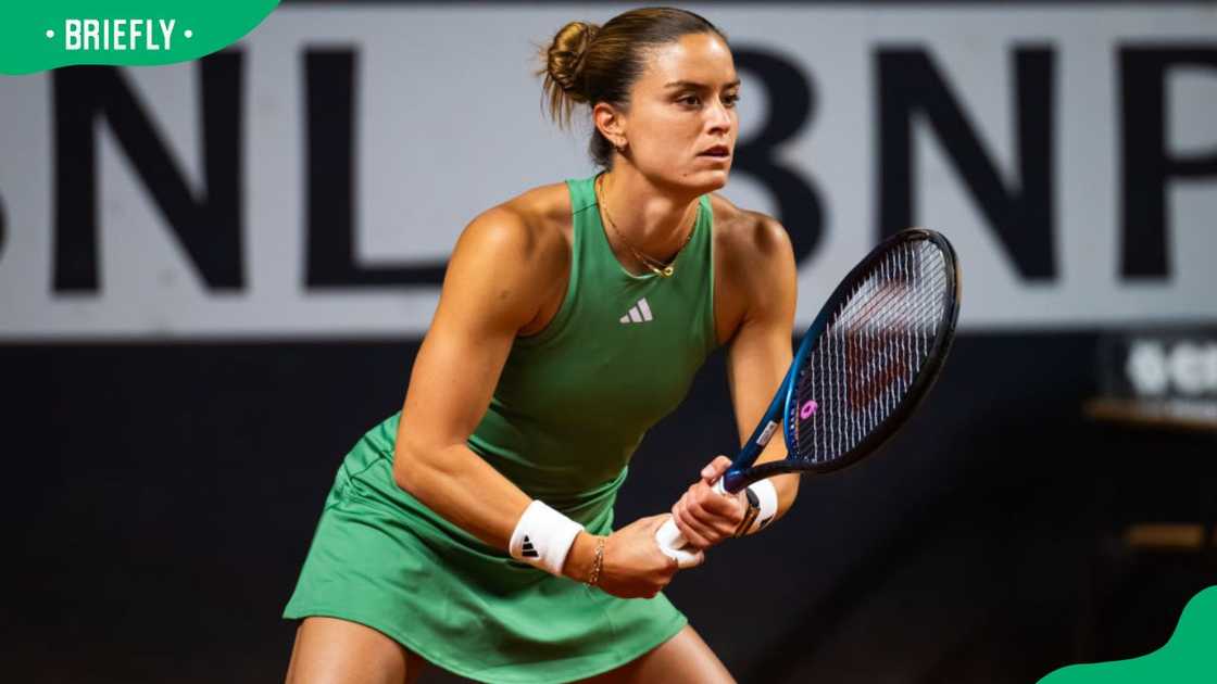 Maria Sakkari at the 2024 Internazionali BNL D'Italia at Foro Italico in Rome