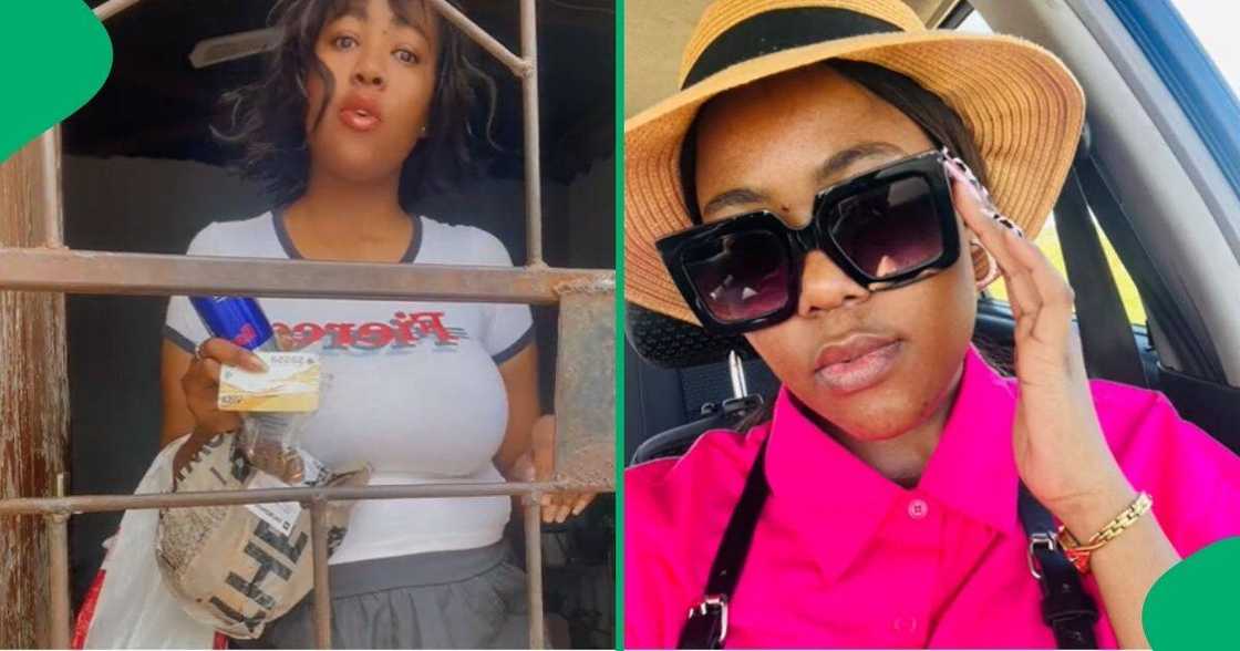 Lady buys more alcohol than food Lady buys more alcohol than food