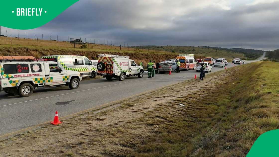Five people lost their lives on the N2 in the Eastern Cape after a head-on collision Five people lost their lives on the N2 in the Eastern Cape after a head-on collision