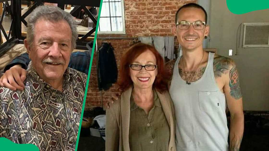 Chester Bennington with mother and father Chester Bennington with mother and father