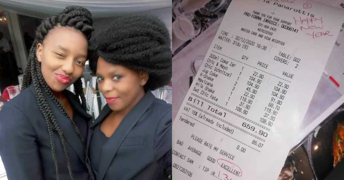 Sister grateful after waitress gets R1 340 tip, double the meal value Sister grateful after waitress gets R1 340 tip, double the meal value
