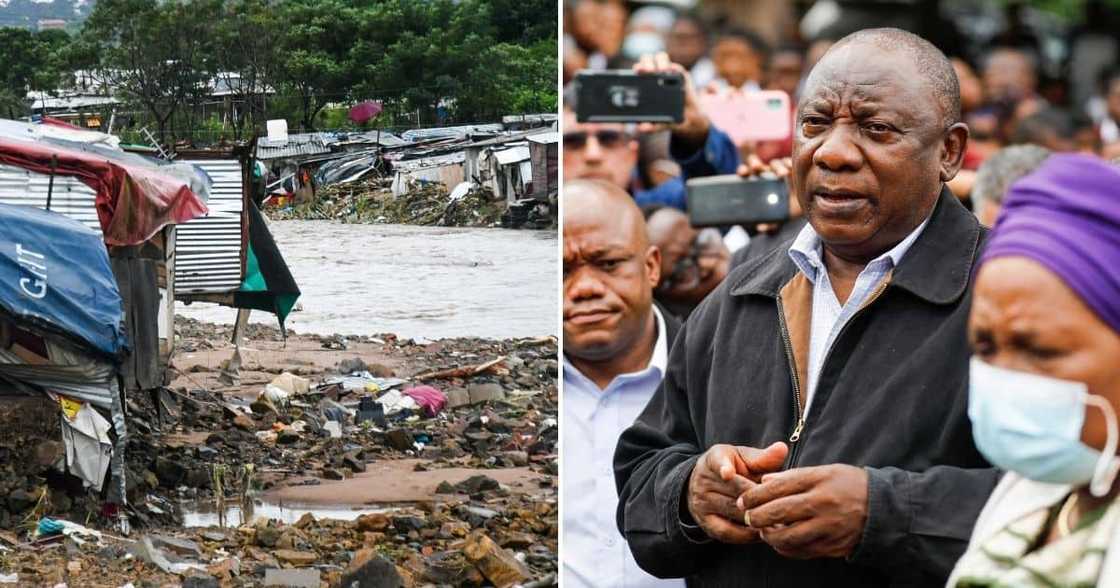President Cyril Ramaphosa, KZN floods, government, not prepared, admission, Durban President Cyril Ramaphosa, KZN floods, government, not prepared, admission, Durban