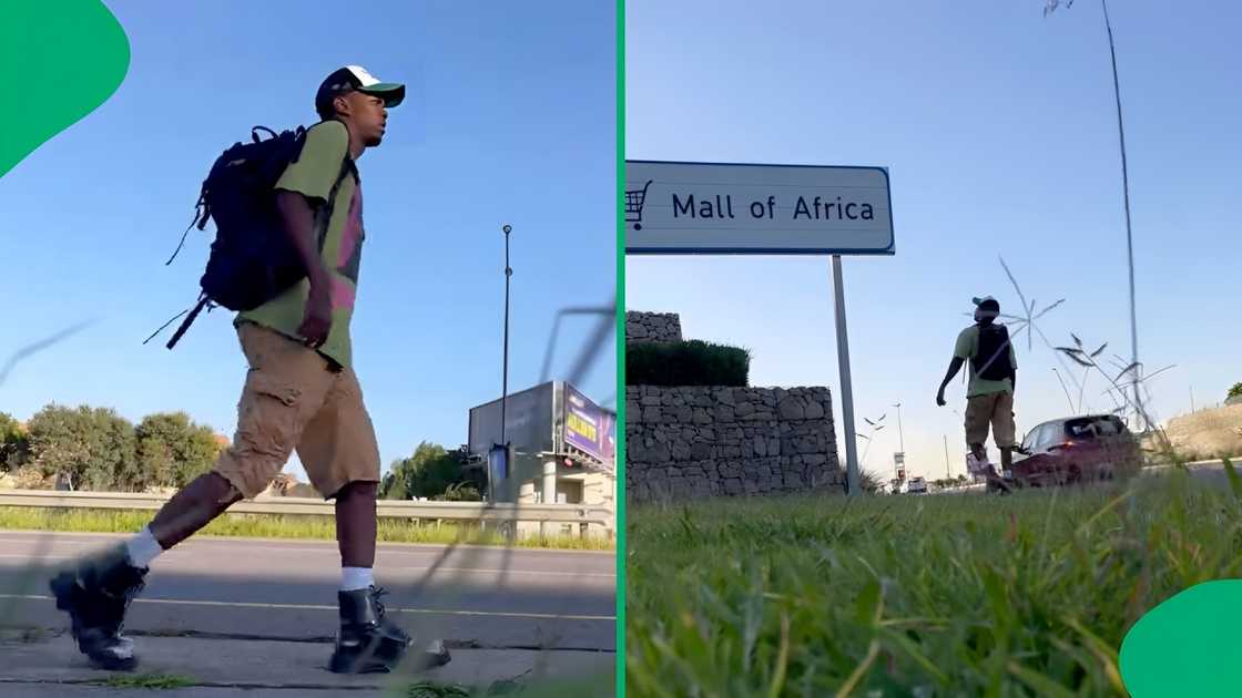 TikTok pictures of man walking in Midrand