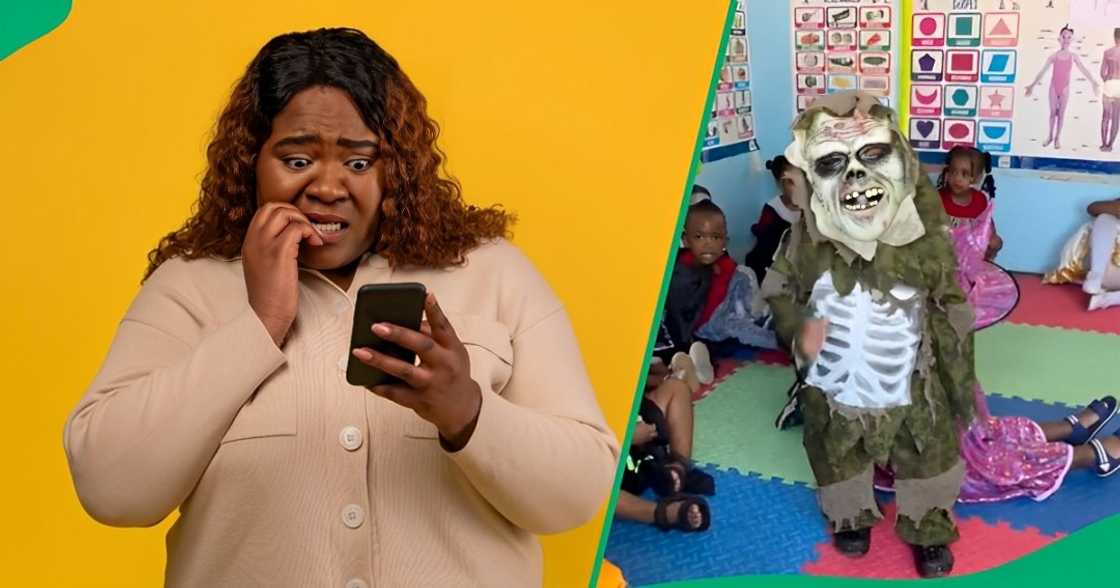 A TikTok user shared a video of kids wearing Halloween costumes A TikTok user shared a video of kids wearing Halloween costumes