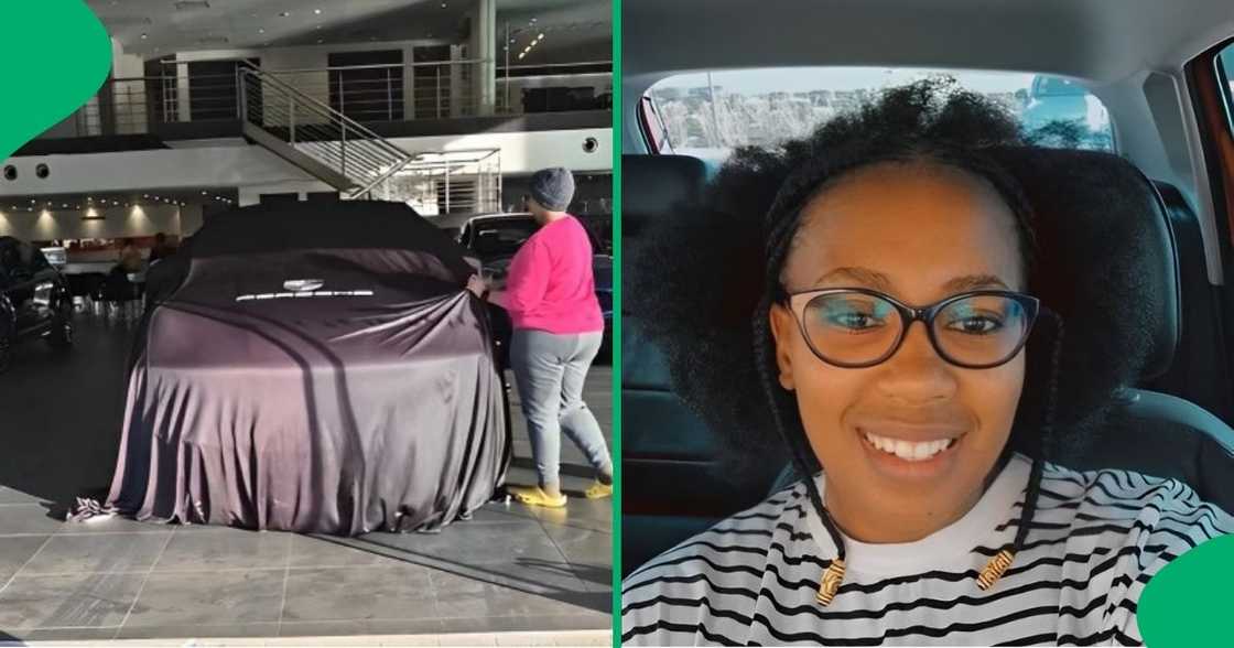 A Master's student bought herself a Porsche. A Master's student bought herself a Porsche.