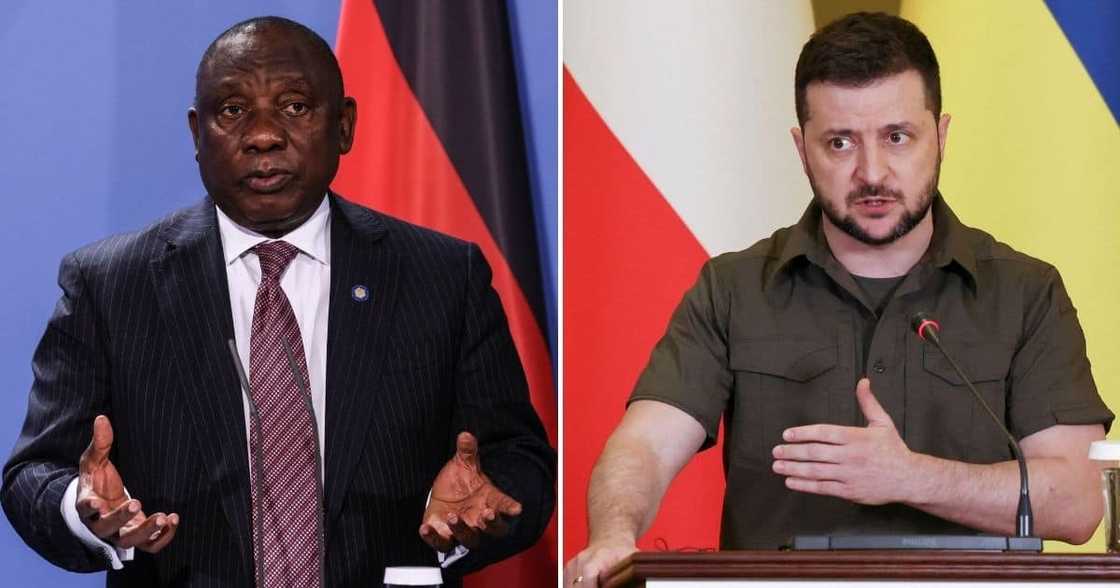 South Africa, Volodymyr Zelensky, war, Ukraine, Russia, President Cyril Ramaphosa, coversation