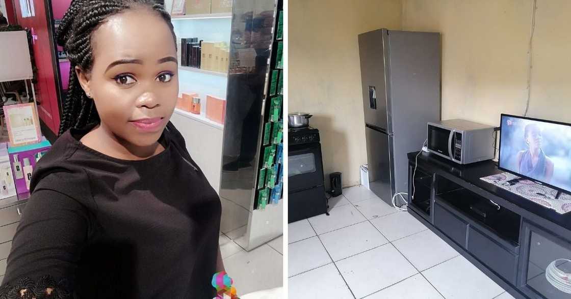 Woman trends for sharing beautiful photos of her new space Woman trends for sharing beautiful photos of her new space