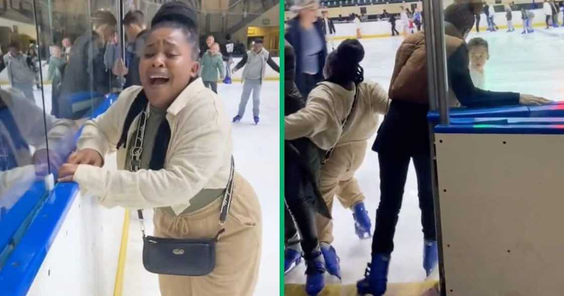 Woman from Cape Town shares her experience skating on ice. Woman from Cape Town shares her experience skating on ice.