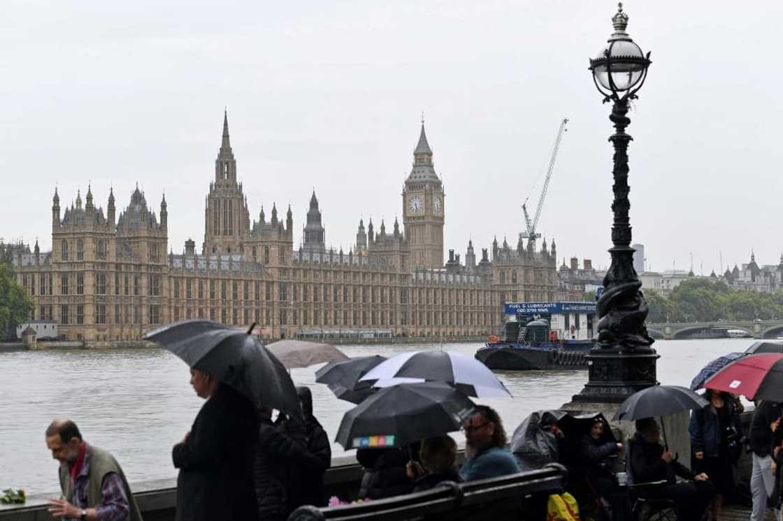 Queues have been forming since Monday to view her coffin as it lies in state from Wednesday