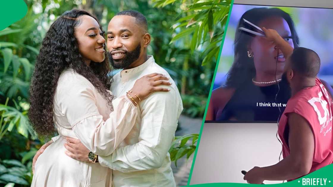 TikTok user laughed at a guy's humour after he shared a clip of himself holding a hair flat iron TikTok user laughed at a guy's humour after he shared a clip of himself holding a hair flat iron