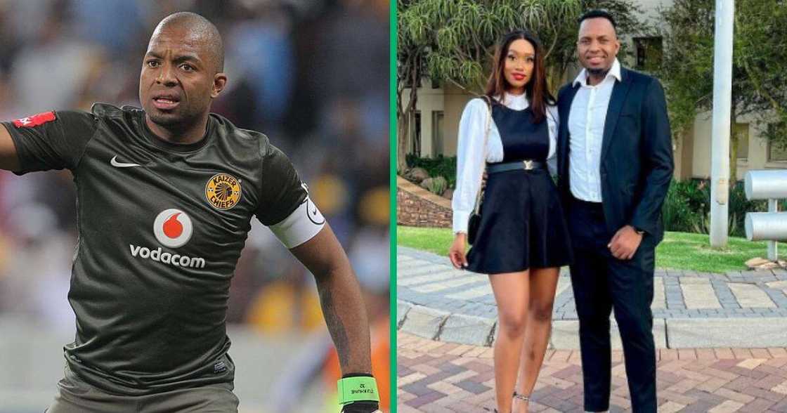 Itu Khune and wife Sphelele Makhunga celebrate his birthday Itu Khune and wife Sphelele Makhunga celebrate his birthday
