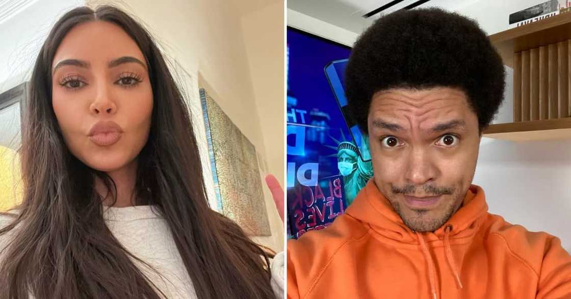 Trevor Noah, Kim Kardashian, reactions, celebrities, social media Trevor Noah, Kim Kardashian, reactions, celebrities, social media