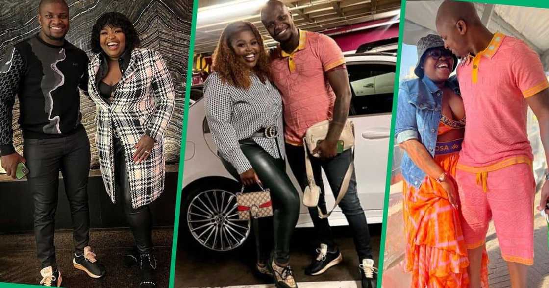 Gogo Maweni and her husband Sabelo Mgube spending some time out on dates. Gogo Maweni and her husband Sabelo Mgube spending some time out on dates.