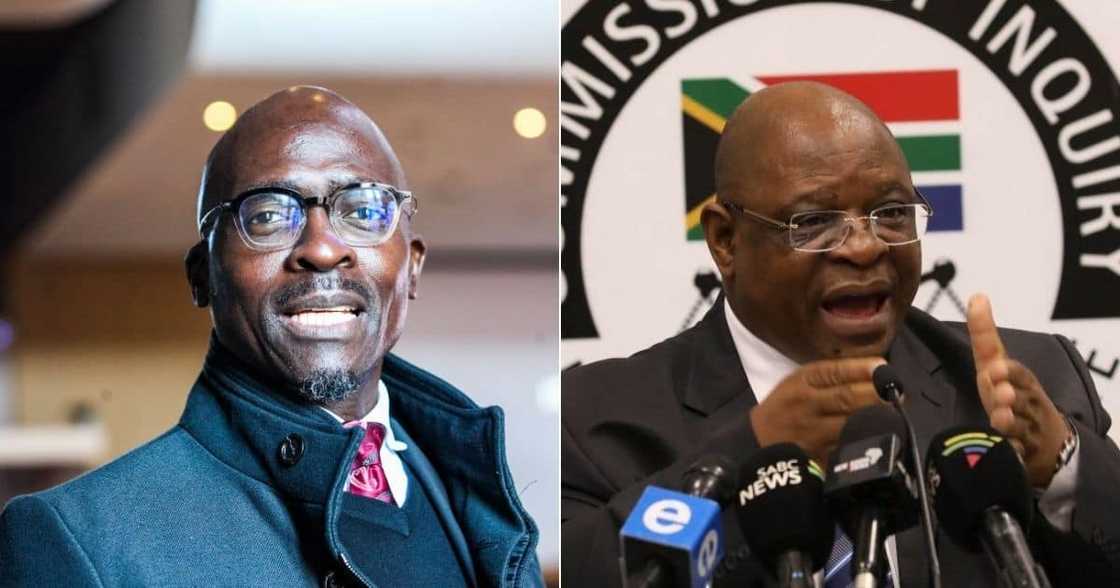 Malusi Gigaba, President Cyril Ramaphosa, Raymond Zondo. Judge Zondo, State Capture Report, state capture, looting, Guptas, Transnet, Eskom, corruption, Brian Molefe