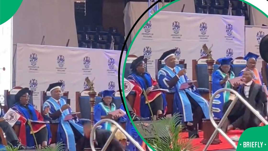 SA reacts to excited Zulu student SA reacts to excited Zulu student