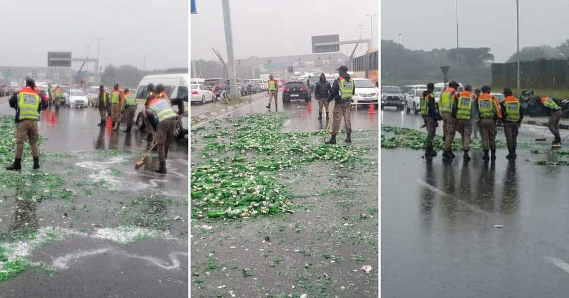 JMPD beer clean up