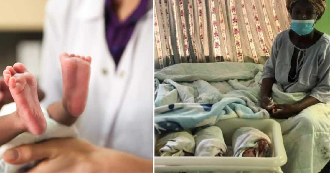 A mom gave birth to quadruplets in Limpopo had no history of healthcare treatment A mom gave birth to quadruplets in Limpopo had no history of healthcare treatment