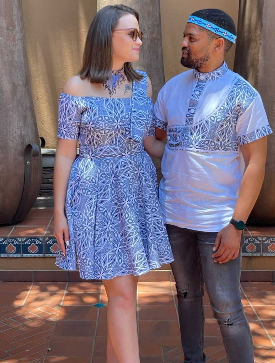 A woman shares a video of her wearing different cultural outfits. A woman shares a video of her wearing different cultural outfits.