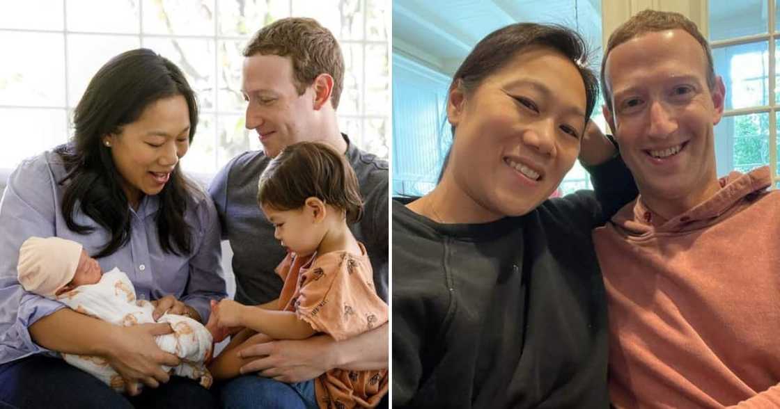 Mark Zuckerberg and Priscilla Chan