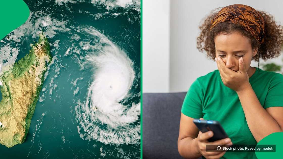 The South African Weather Service said a tropical cyclone is developing near Madagascar The South African Weather Service said a tropical cyclone is developing near Madagascar