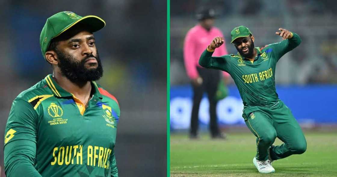 Proteas' captain Themba Bavuma's form was questioned after the Proteas slumped out of the ICC Cricket World Cup Proteas' captain Themba Bavuma's form was questioned after the Proteas slumped out of the ICC Cricket World Cup