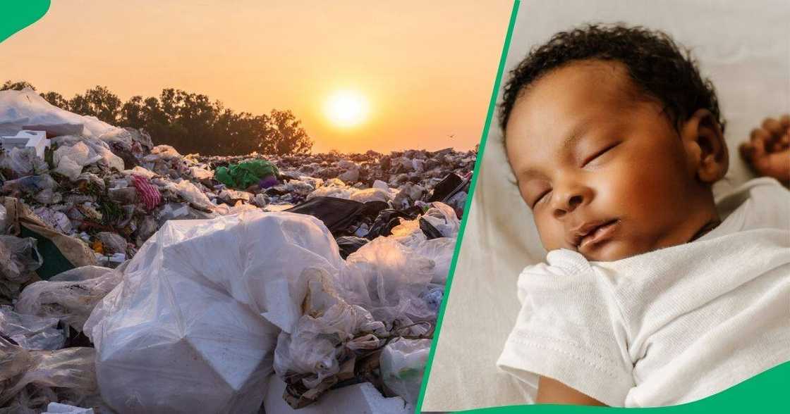 A newborn baby was discovered at a dumping site in Mjejane near Komatipoort in Mpumalanga on 7 July 2024. A newborn baby was discovered at a dumping site in Mjejane near Komatipoort in Mpumalanga on 7 July 2024.