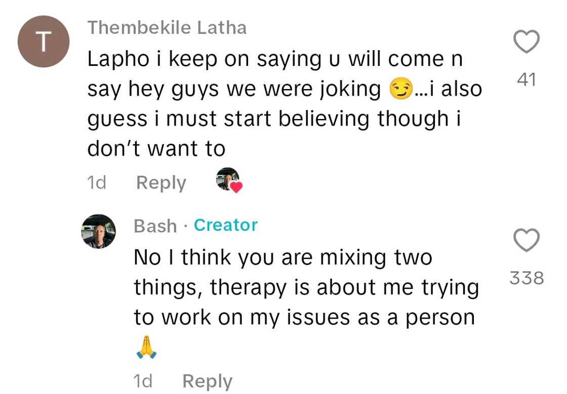 Athini Bashe shares his therapist's advice