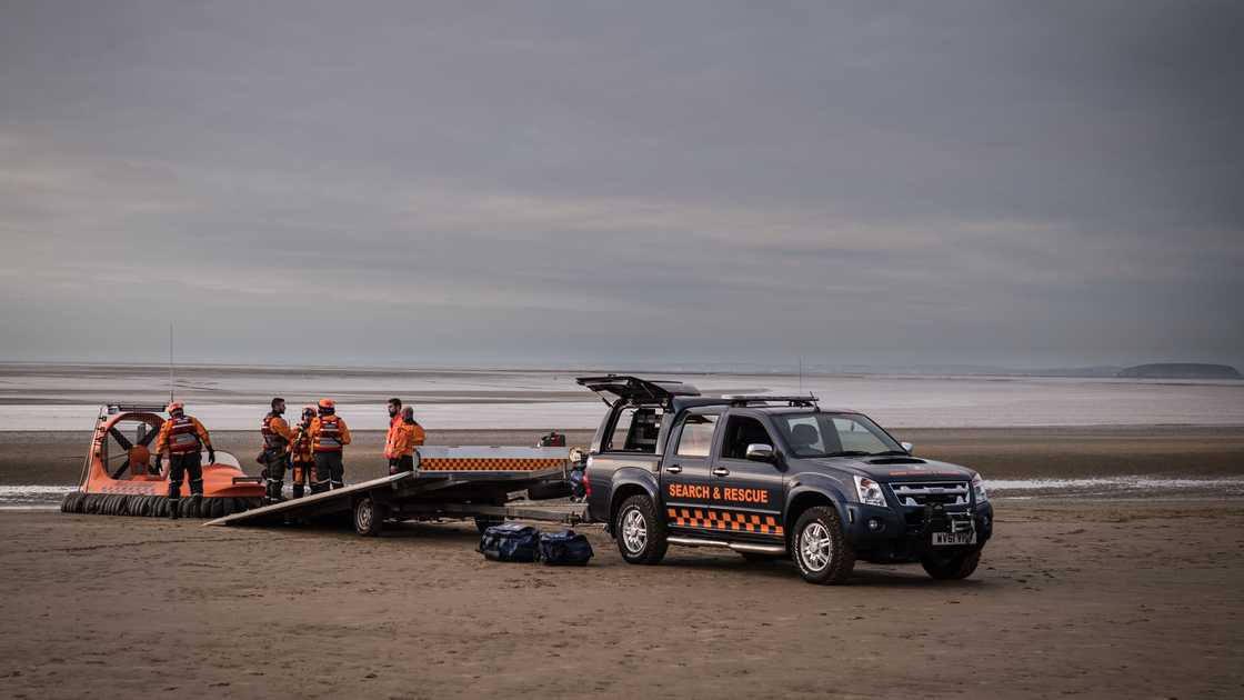 Authorities are searching for four missing people