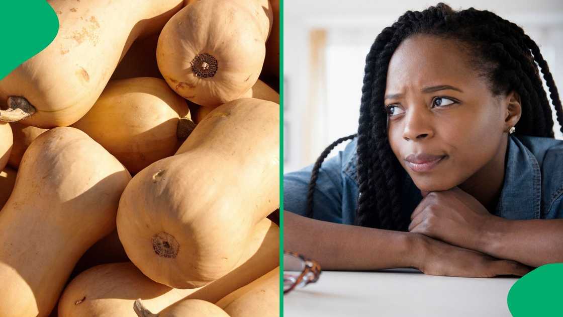 A woman from Ekurhuleni said her mother found that the butternut squash she bought at Food Lovers Market was rotten A woman from Ekurhuleni said her mother found that the butternut squash she bought at Food Lovers Market was rotten