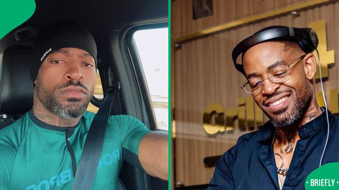 Prince Kaybee showed off his new haircut