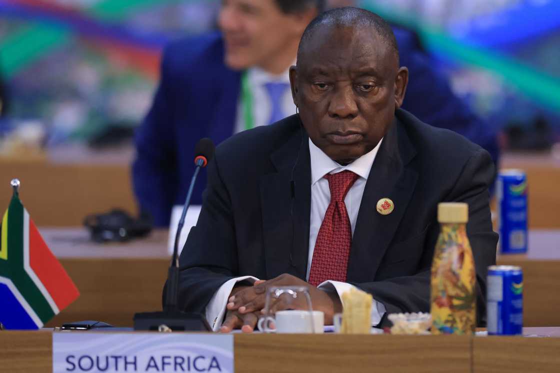 Cyril Ramaphosa said he is looking forward to bilateral talks with Donald Trump