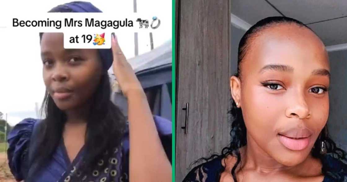 A 19-year-old walked down the aisle, marrying the ove of her life at a young age. A 19-year-old walked down the aisle, marrying the ove of her life at a young age.