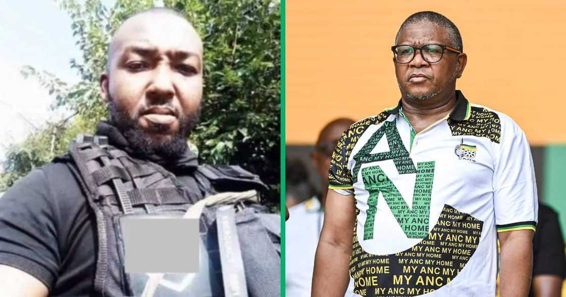 Thapelo Modise claimed to be Mbalula's bodyguard Thapelo Modise claimed to be Mbalula's bodyguard