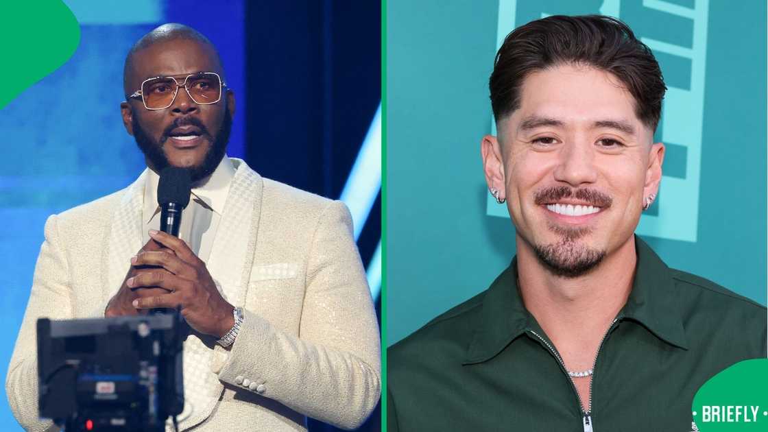 Tyler Perry hangs out with Bryan Tanaka on a yacht Tyler Perry hangs out with Bryan Tanaka on a yacht